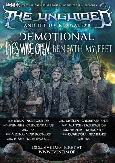 The Unguided - Auf Tour Im Oktober The Unguided - Auf Tour...