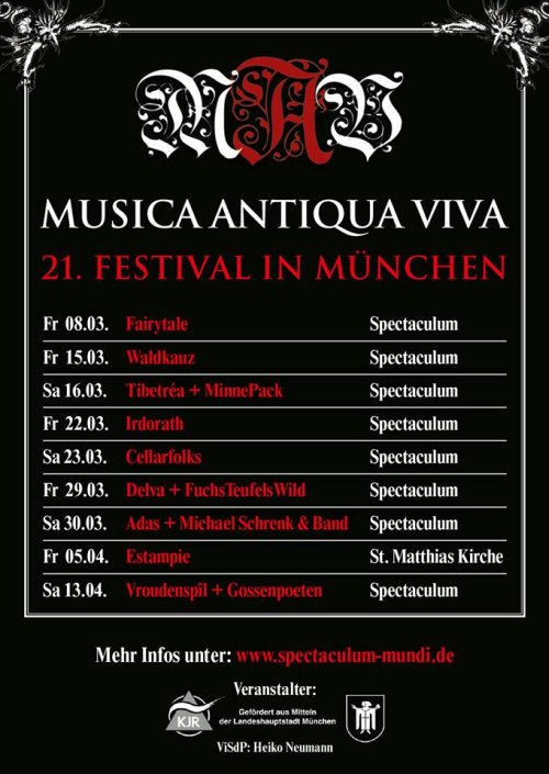 Das "Musica Antiqua Viva" 2019 kommt!