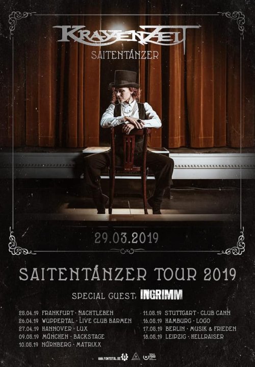 Neuer Silberling von Krayenzeit mit dem Namen "Saitentänzer"