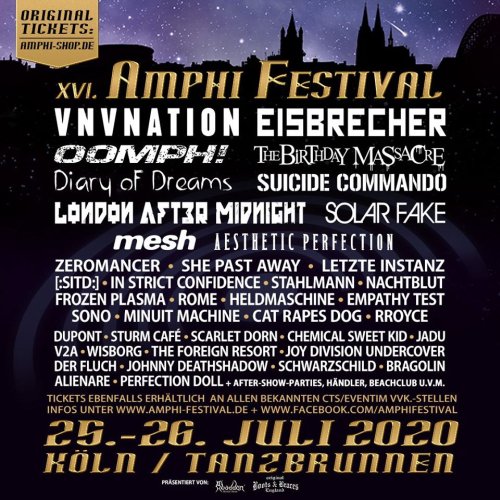 Auch das Amphi Festival 2020...