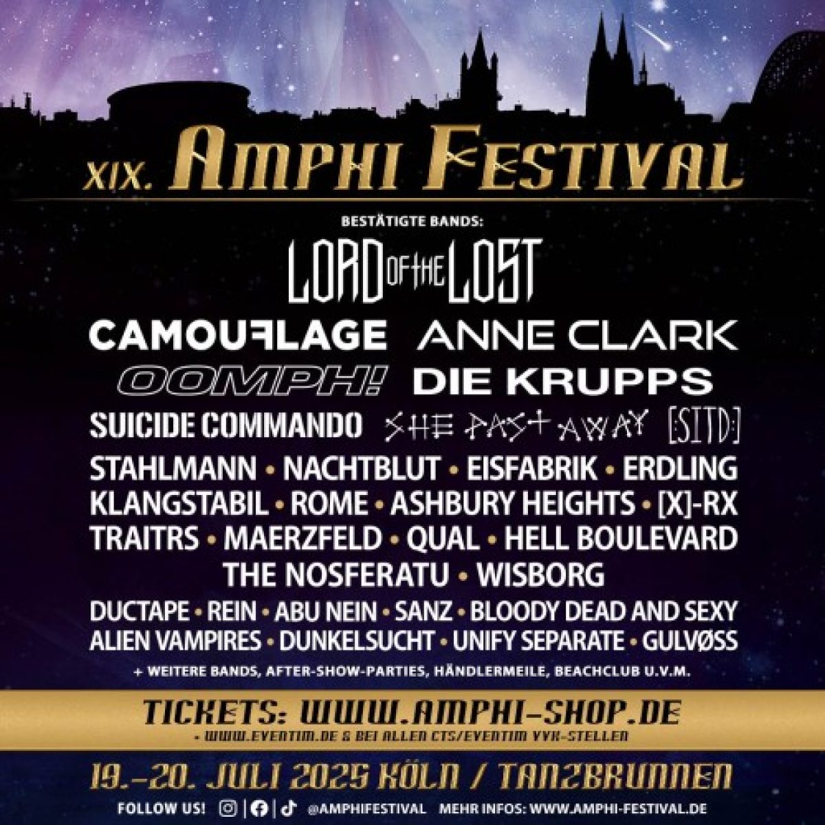 Neues vom Amphi Festival 2025:...