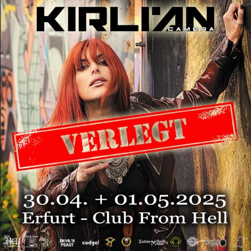 Newsflash: 'Kirlian Camera' verlegt Doppelshow – Grippe vs. Bühne 1:0!