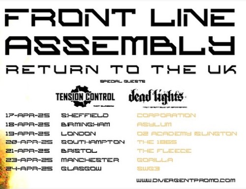 Front Line Assembly UK-Tour 2025 – Die Elektro-Pioniere kehren zurück! Front Line Assembly UK-Tour 2025...