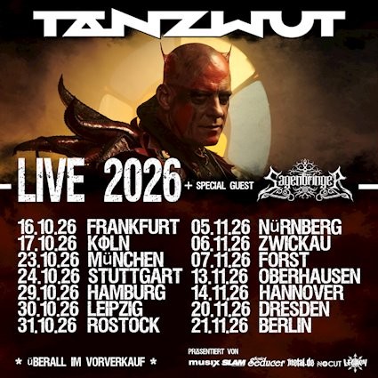 Mit Dudelsack und Donnerhall Tanzwut kündigen neues Album & Tour für 2026 an Mit Dudelsack und Donnerhall Tanzwut...
