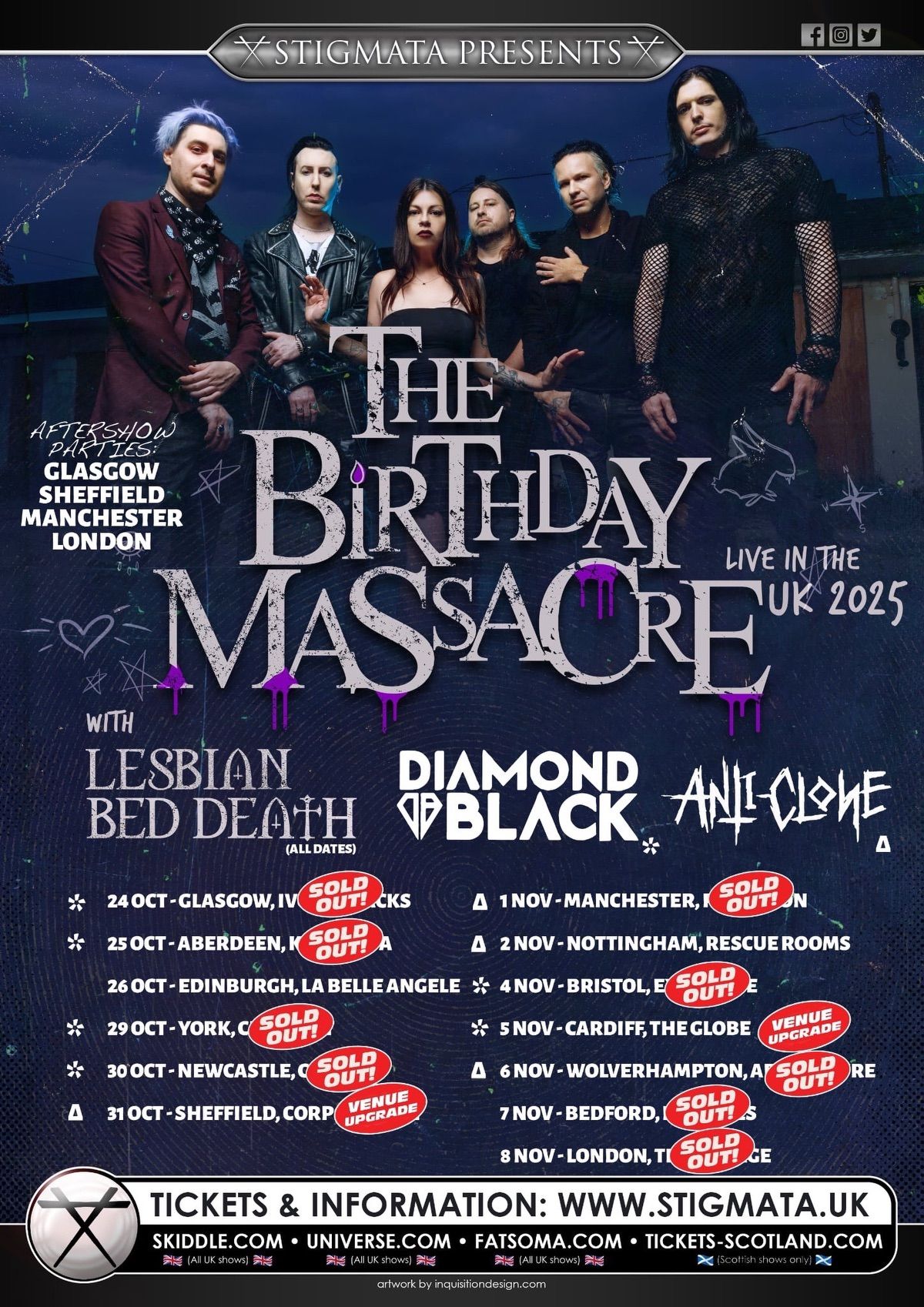 Von „Violet“ zu „Pathways“ – The Birthday Massacre feiern 25 Jahre düstere Eleganz