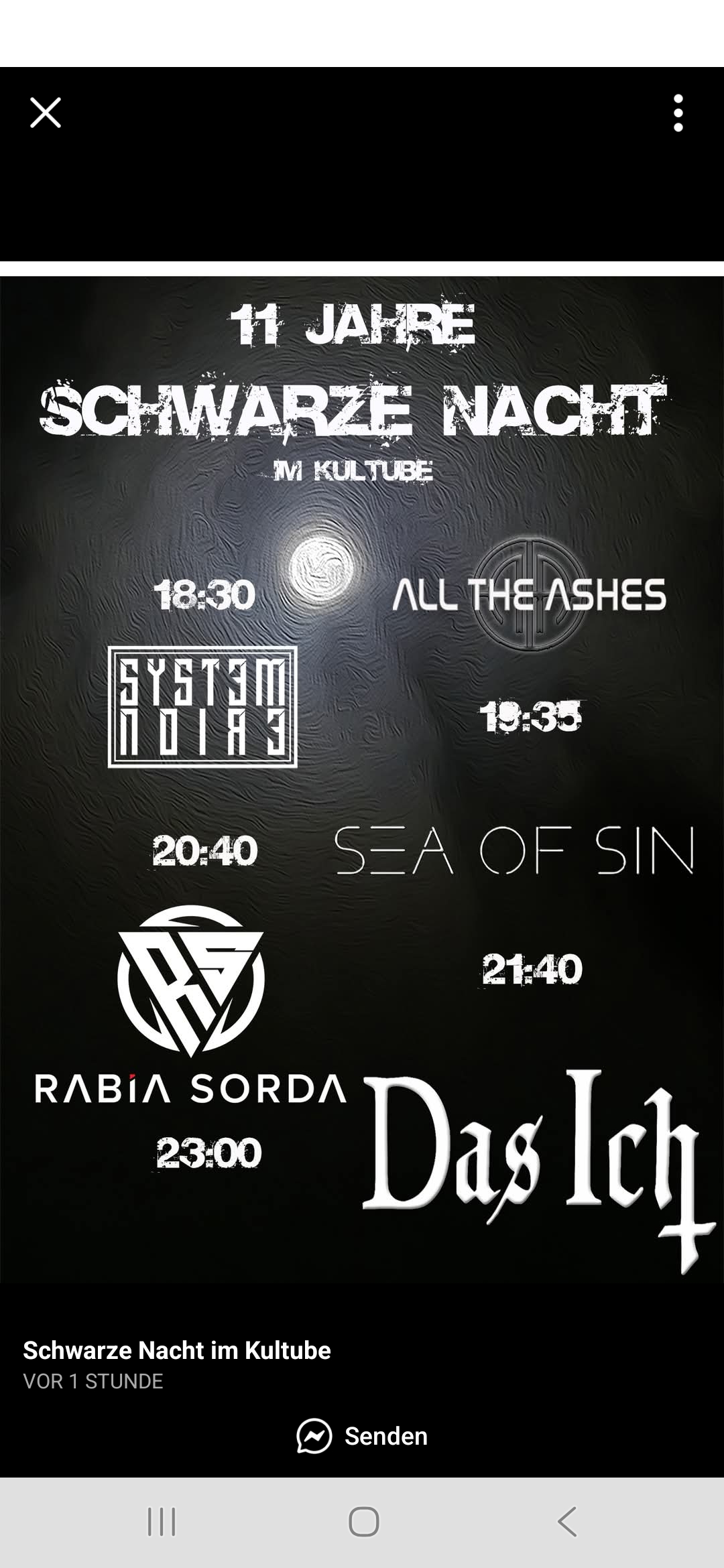 11 Jahre Schwarze Nacht in...