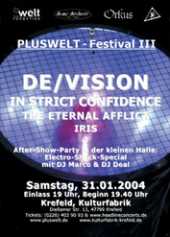 Pluswelt Festival III am 31.01.04 in Krefeld