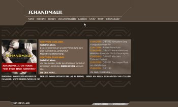 Schandmaul Homepage: Relaunch