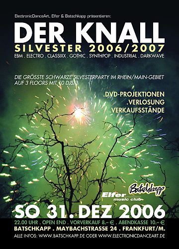 Der Knall: Silvesterparty im Rhein/Main Gebiet