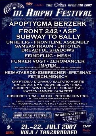Autogrammstunden beim Amphi-Festival