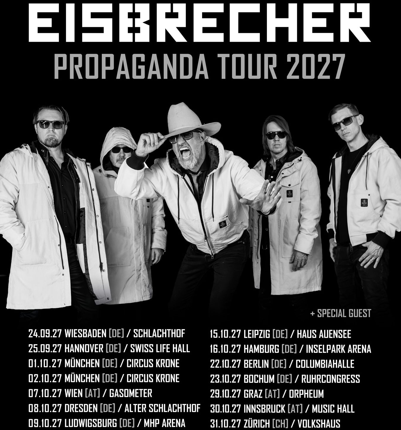 'Eisbrecher' rüsten auf: Neue Songs für „Propaganda“ 2027