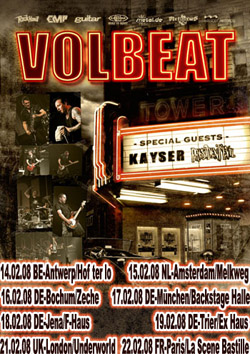 Volbeat zurück auf den Bühnen...