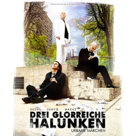 Drei Glorreiche Halunken präsentieren mit Trottoirpoesie und Dailymotion die Spoken Word Challenge!