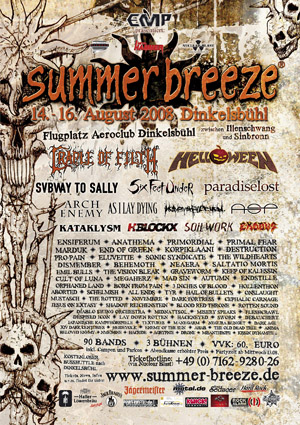 Summerbreeze - Trailer und aktuelles Line-Up
