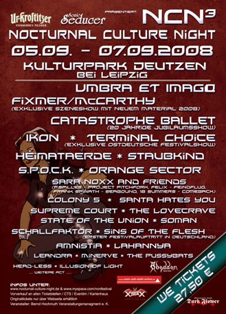 Termin eintragen: Nocturnal Culture Night III
