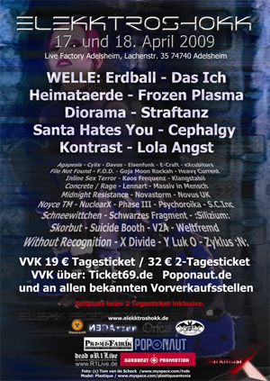 "Das Ich" auf dem Elekktroshokk Festival 2009