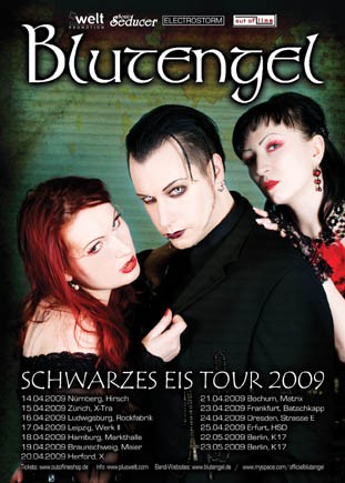 Mit Blutengel on tour dahinschmelzen ...