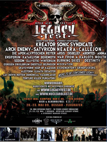 Legacy-Fest: Running Order steht