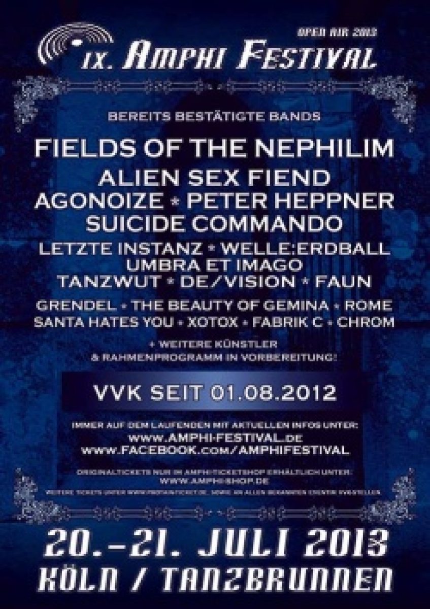 Amphi 2013 - Die ersten...