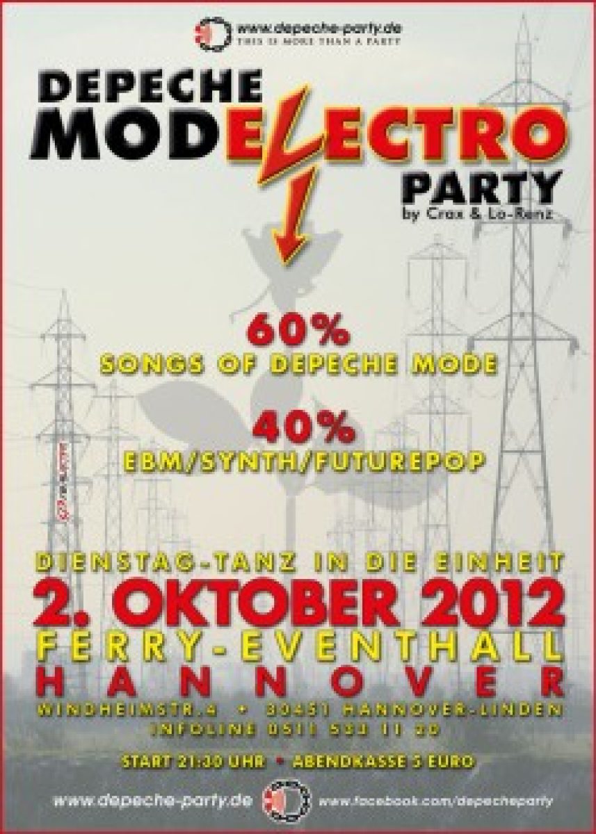 Depeche ModElectro Party in Hannover...