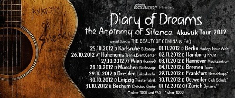 Release- und Tourinfo Diary Of...