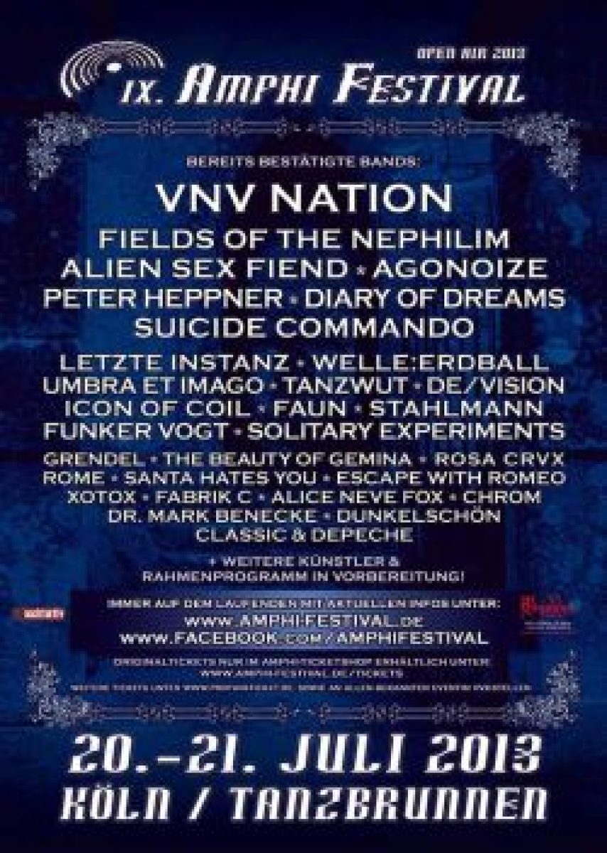 Amphi Festival 2013 - Diary...