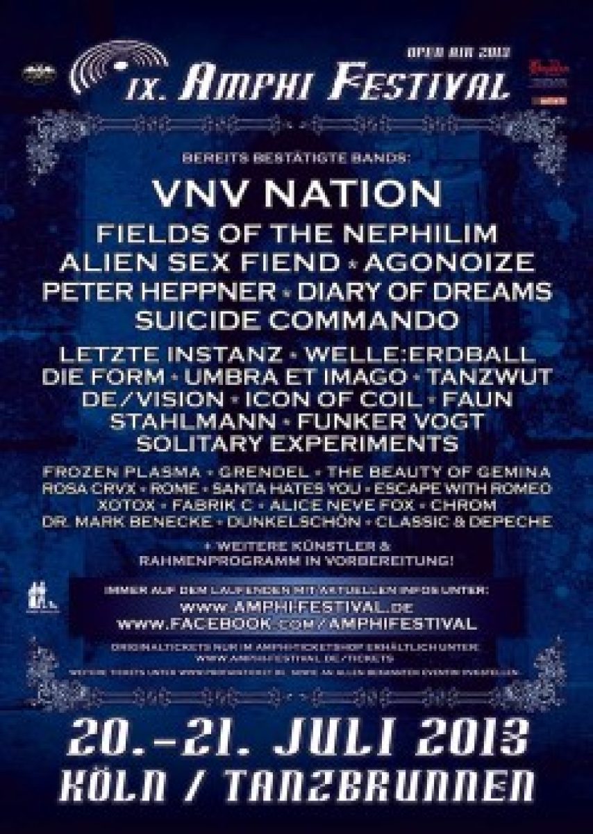 Amphi 2013 mit Die Form...
