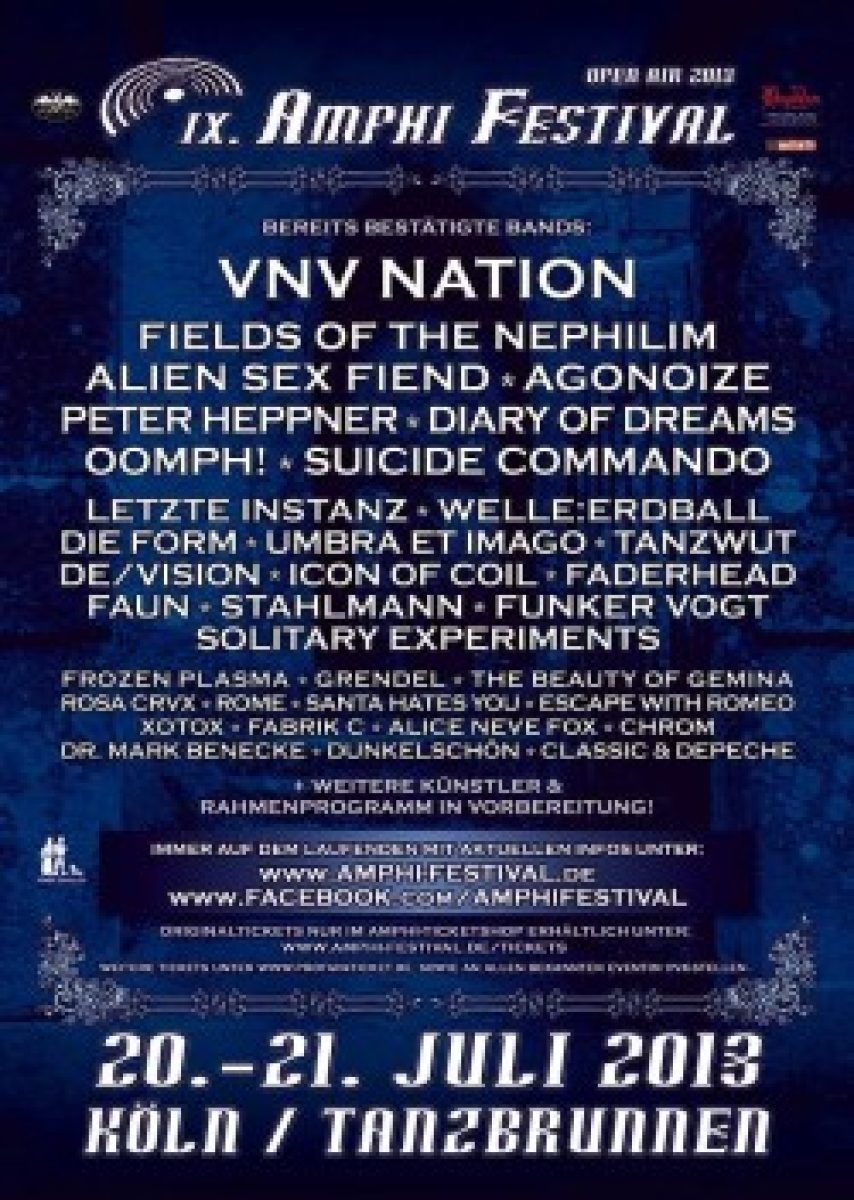 Amphi Festival 2013 mit Oomph!...