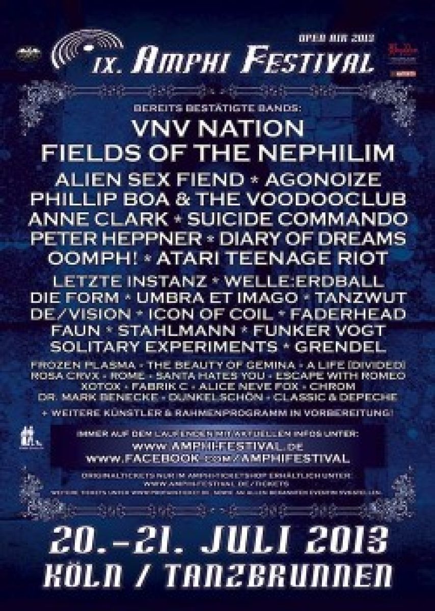 Amphi Festival 2013 - Neue...