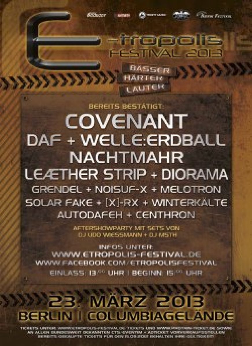 Infos zum E-tropolis Festival 2013