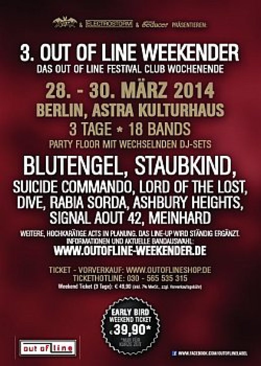 3. Out Of Line Weekender