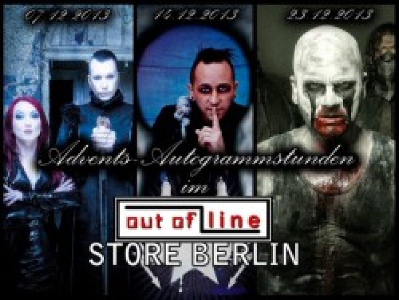 Advents-Autogrammstunden im Out Of Line...