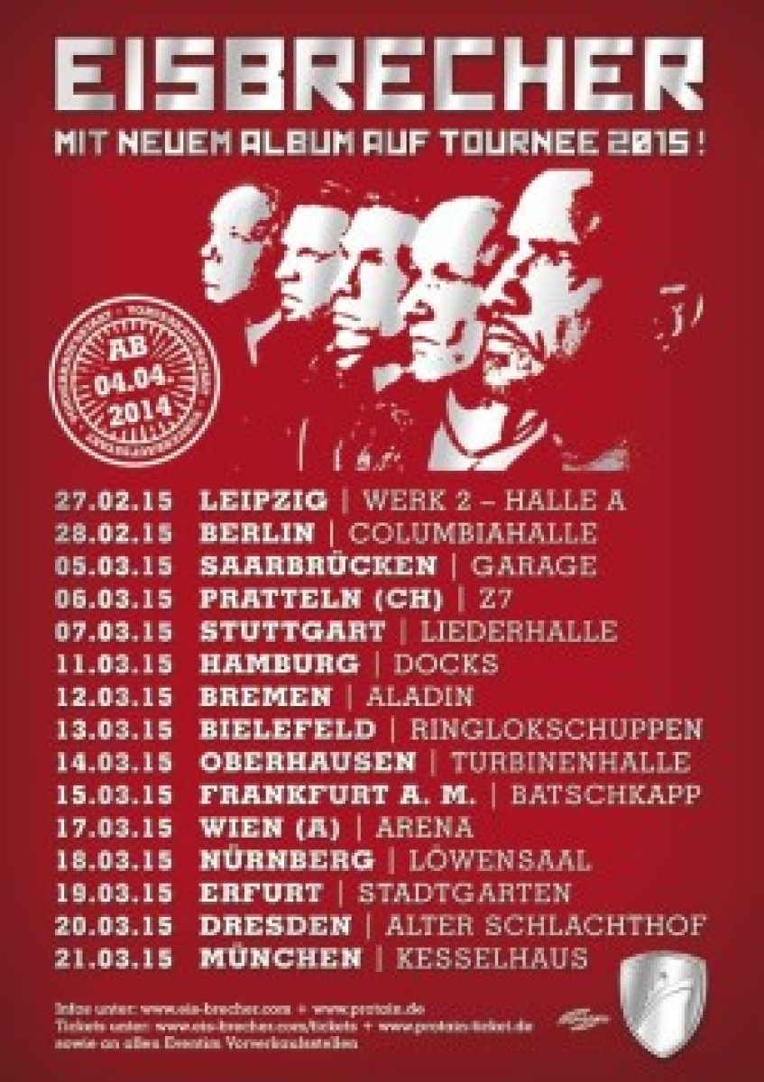 Eisbrecher: 2015 mit neuem Album...