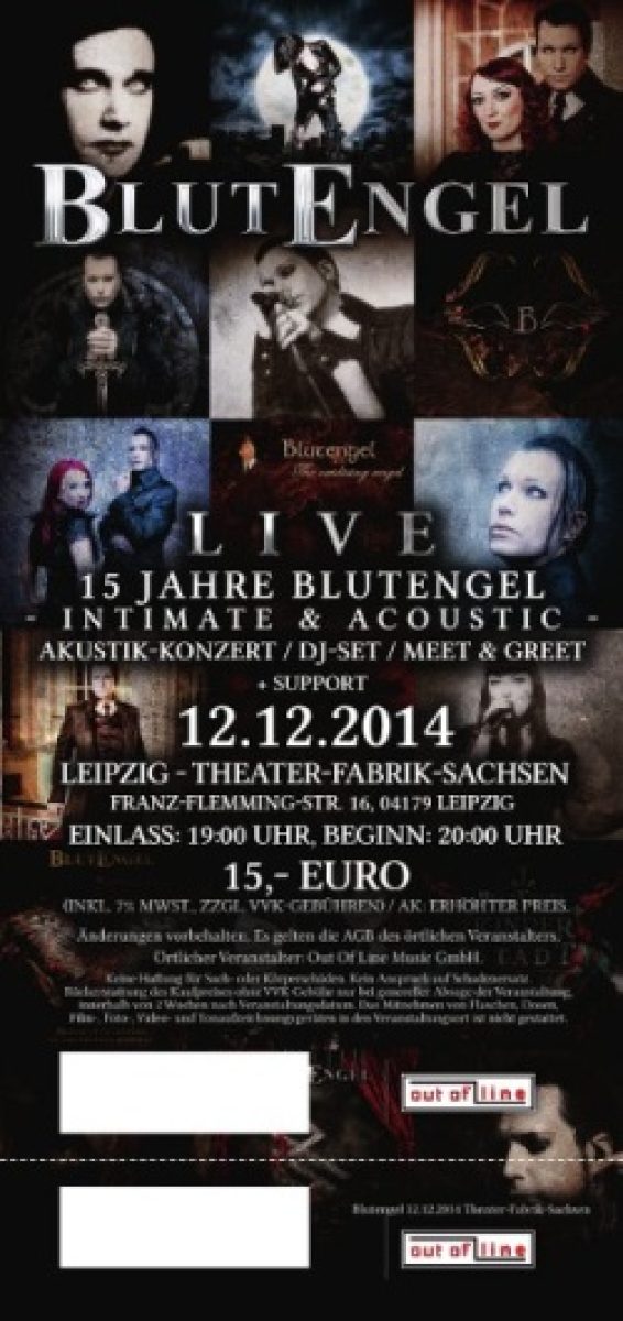 15 Jahre Blutengel - Jubiläumswochenende...
