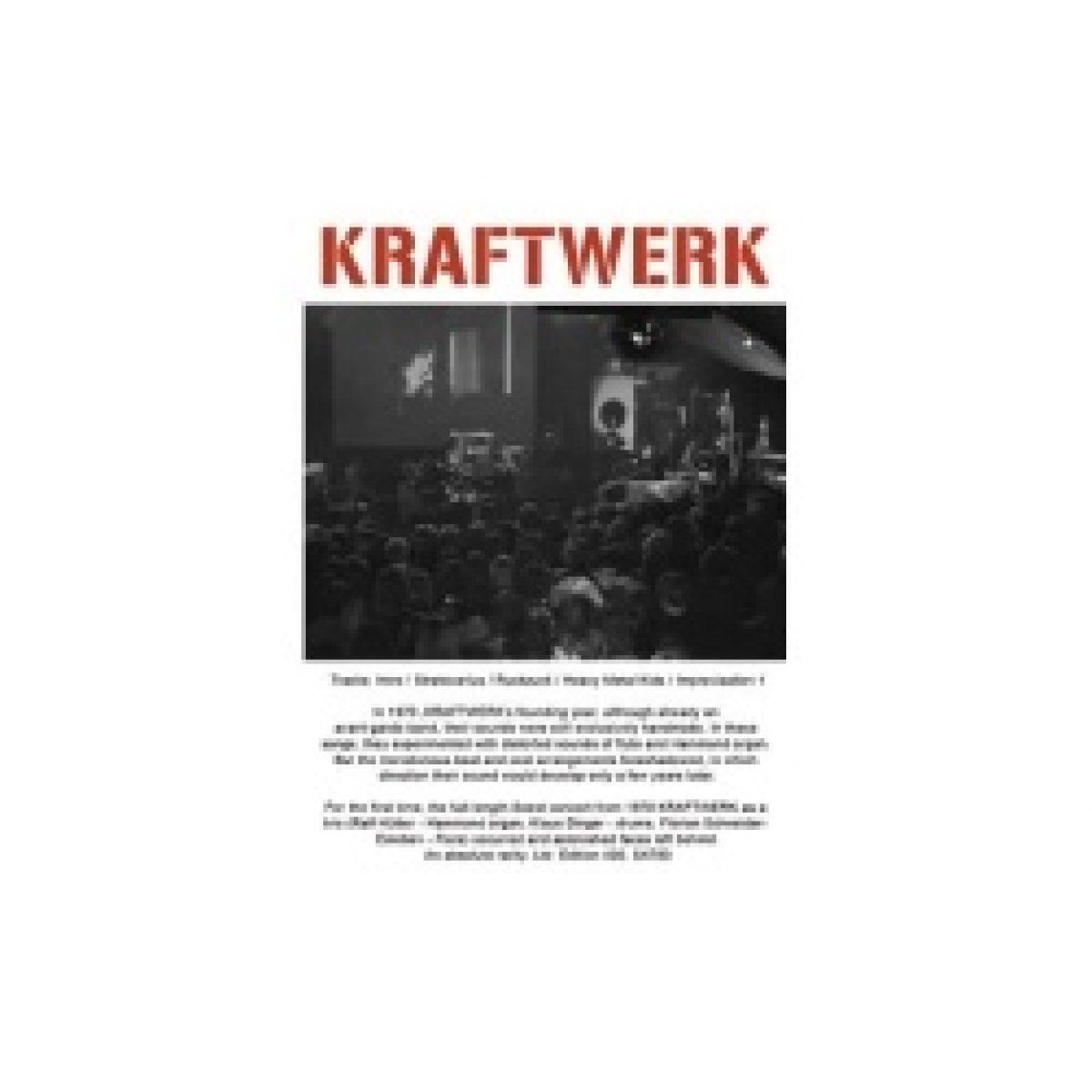 Kraftwerk: Das Soest-Konzert auf Langspielplatte